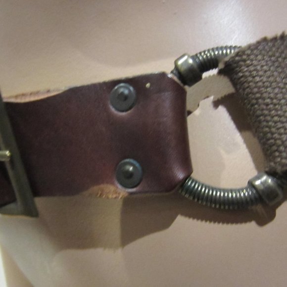 Marcelle Danan Medium SteamPunk canvas & leather main image 5
